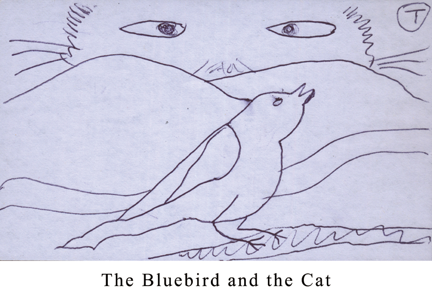 The Bluebird and the Cat (Titlepage)